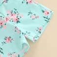 thumbnail image 7 of Girl Clothes Baby Short Sleeve T Shirts Sunflower Overalls Romper Jumpsuit Summer Outfit Cute Clothing Set, 7 of 7