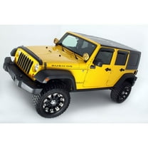 AVS 07-18 Jeep Wrangler High Profile Bugflector II Hood Shield - Smoke