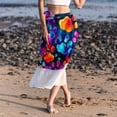 thumbnail image 6 of Dog Paw Print Stylish Chiffon Beach Dresses for Women | Summer Dress for the Beach, 6 of 6