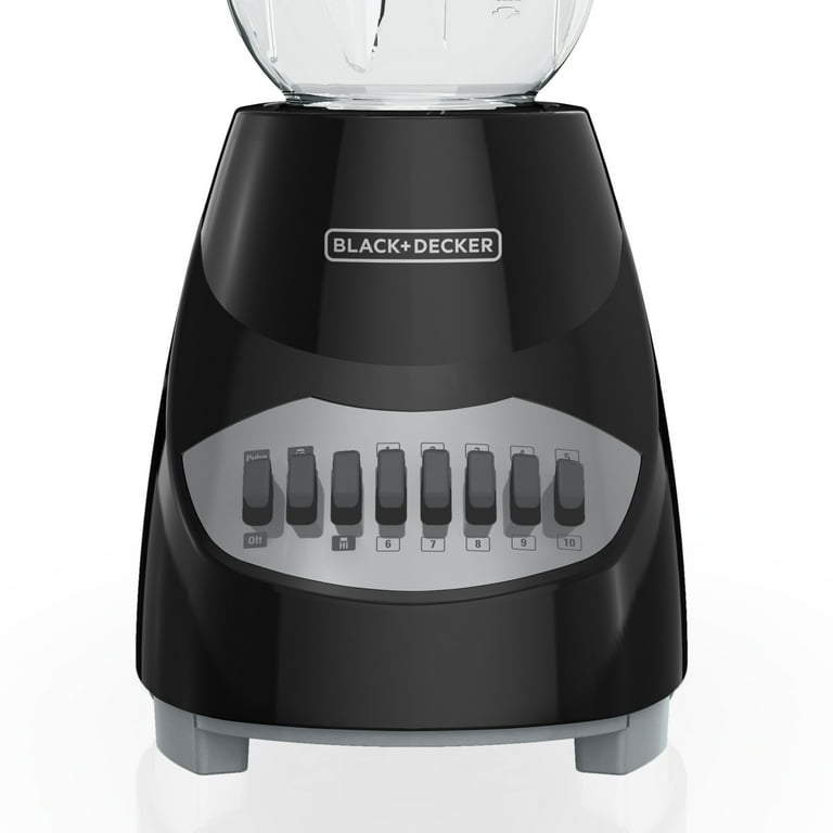 BLACK & DECKER 10-Speed Blender 48 oz / 6 cup Jar Dishwasher Safe 550 Watts