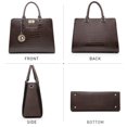 thumbnail image 3 of Bolso de trabajo Dasein para mujer con conjunto de bolso de mano, 3 of 6