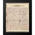 thumbnail image 2 of Andreas 20x24 Black Modern Framed Museum Art Print Titled - Hamilton Indiana Landowner - Andreas 1876, 2 of 5