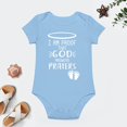 thumbnail image 4 of I Am Proof That God Answers Prayers - Baby Clothes - Funny Newborn Bodysuit Outfits for Boys And Girls Sky Blue-style 12months, 4 of 7