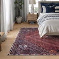 thumbnail image 2 of Bloom Rugs Washable Non-Slip 5' x 7' Rug - Red / Multicolor Traditional Bordered Area Rug for Living Room, Bedroom, Dining Room, and Kitchen - Exact size: 5' x 7', 2 of 9