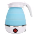 thumbnail image 4 of Hervidor portátil plegable de ebullición rápida, hervidor de agua eléctrico plegable seguro para viaje, para el hogar, Camping, 600ml, azul, enchufe europeo de 220V, 4 of 10