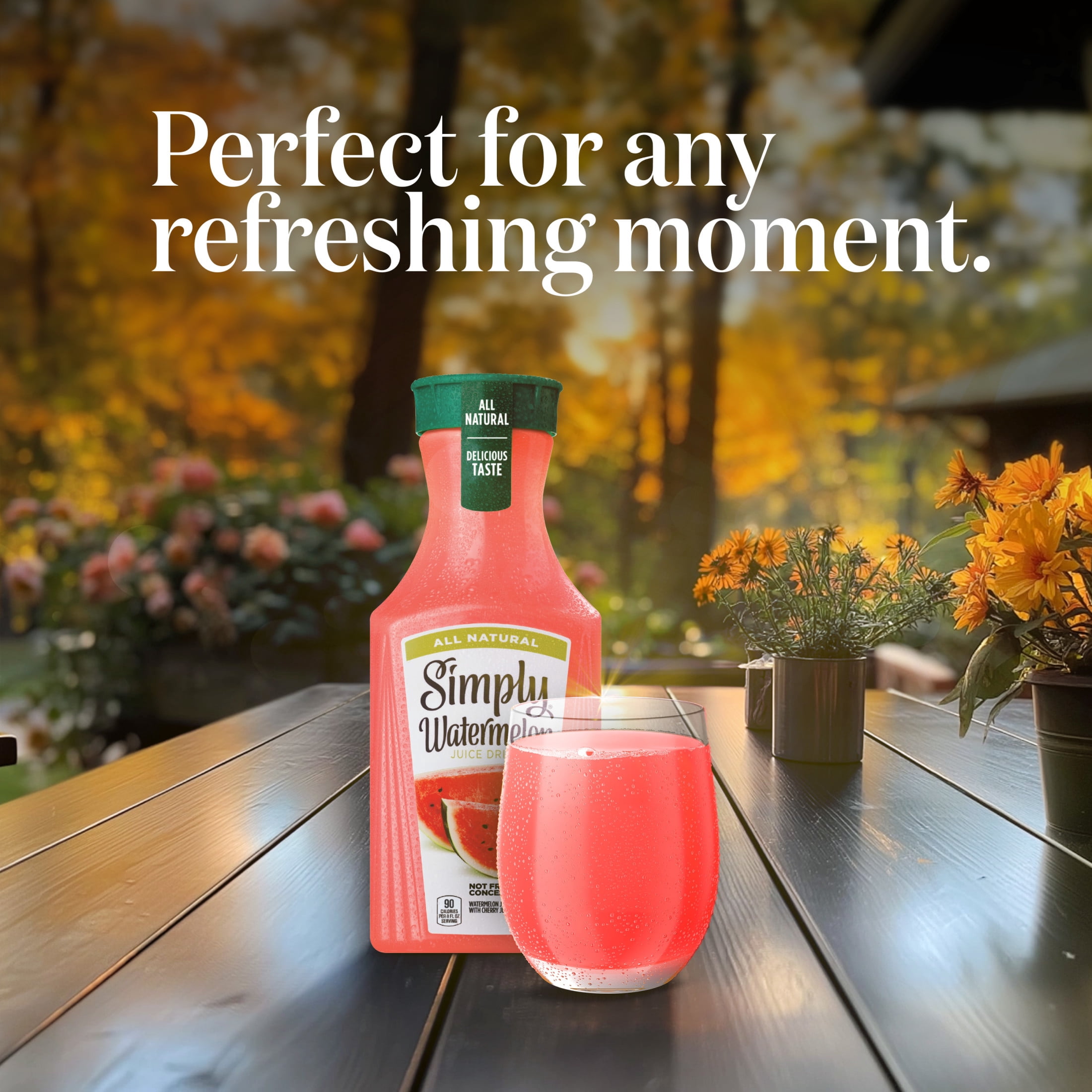 Simply Watermelon Juice Drink Bottle, 52 fl oz