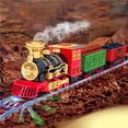 thumbnail image 3 of Justharion Safety First Electric Train Toy Set Christmas Gift For Kids Easy To Operate Christmas Train Steam, 3 of 6