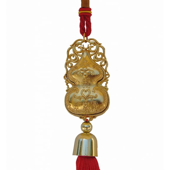 Golden Metal Feng Shui Wu Lou Charm