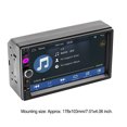 thumbnail image 4 of Sidaley Universal Dual DIN coche estéreo sonido MP5 reproductor RCA salida 87,5-108,0 Mhz Control remoto USB pantalla táctil accesorio Combinaciones de reproductor de DVD/TV para coche Sidaley VI015529-00B, 4 of 6