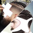 thumbnail image 3 of 5 Piece Set Beard Shaper, Beard Neckline Shaper Guide, ABS Accurate Multifunctional Beard Styling Tool for Hairline Neckline (White), 3 of 8