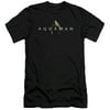 Aquaman Movie Logo S/S Adult 30/1 T-Shirt Black