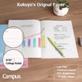 thumbnail image 3 of Cuaderno KOKUYO Campus, paquete de 3 unidades, 25 x 19 cm, 80 hojas con rayas universitarias, 3 of 7