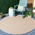 thumbnail image 6 of SAFAVIEH Hampton Hoyt Zig-Zag Indoor/Outdoor Runner Rug, Natural, 2' x 9', 6 of 9