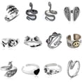 thumbnail image 1 of 12pcs Vintage Punk Rings For Men Niuniu, 1 of 5