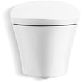 thumbnail image 7 of KOHLER K-76395-0 Veil Intelligent Wall Hung Toilet and Actuator Plate, Smart Toilet with Bidet Built in, Less in-Wall Tank, White, 7 of 7