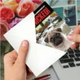 thumbnail image 4 of NobleWorks Funny Blank All Occasions Greeting Card with 5 x 7 Inch Envelope (1 Card) Blank All Occasions Dog Panicked C2233OCB, 4 of 6
