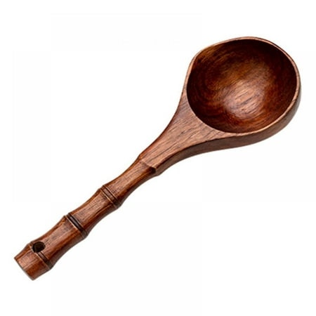 

Linen Purity Sowing Beech Wood Water Scoop Spoon Rice Scoop Bamboo Handle Water Scoop Wood Kitchen Utensils Scoop Water Big Soup Spoon