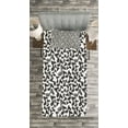 thumbnail image 3 of Ambesonne Music Quilted Bedspread Set 2 Pcs, Notes Sketchy Doodle Art, Twin Size, Black White, 3 of 3
