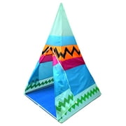 Old Wild West Children Kid Pretend Play Tent w/ Storage Bag, Colorful Fun Kids Hut Child House