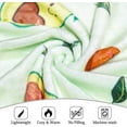 thumbnail image 2 of Soft Avocado Blanket for Kids Couch Room Kawaii Flannel Throw Blanket Decor for Girls, 2 of 6