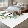 thumbnail image 4 of Letter Y Large Area Rugs 6x9 ft Alphabet Green Eucalyptus Leaves Plant Simple Washable Rug Non Slip Indoor Carpet Absorbent Floor Mat for Living Room Bedroom Dining Room, 4 of 9