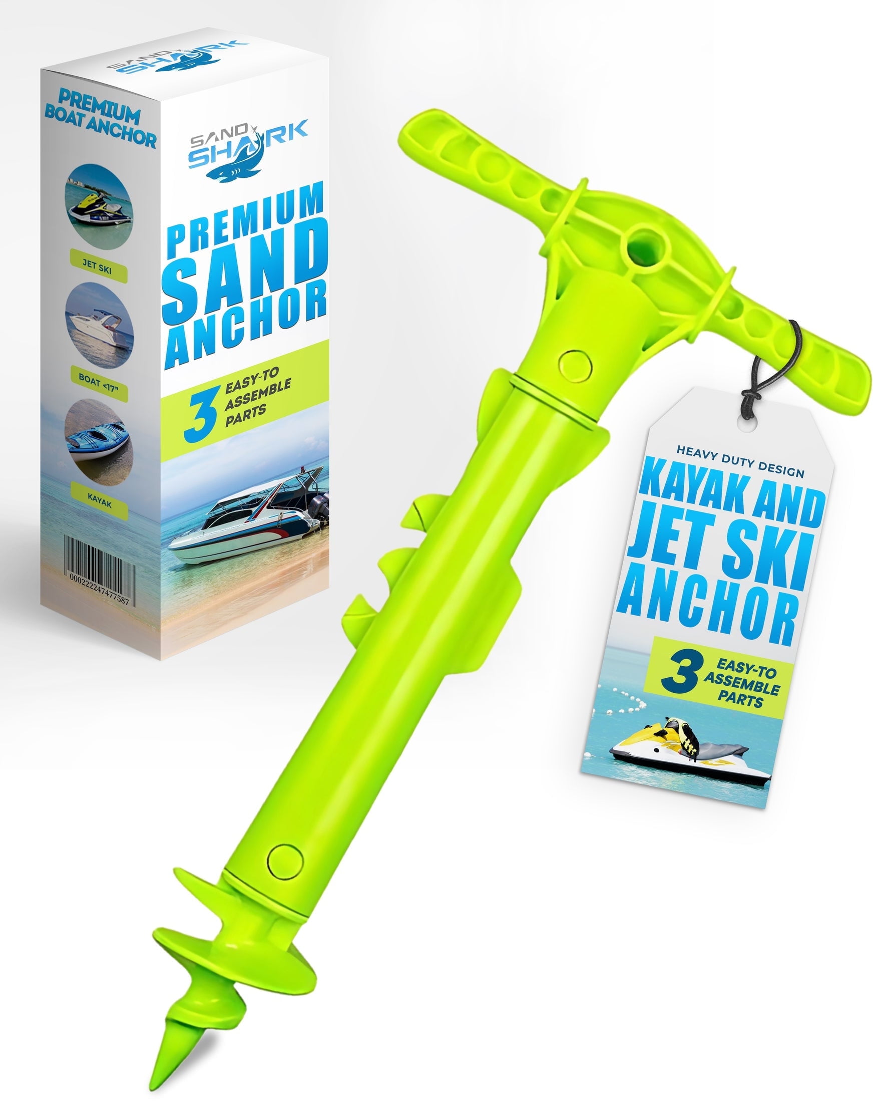 SandShark Ultimate XL 2.0 Stainless Steel & Aluminum Shallow Water