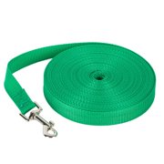 Fashion Dogs Cats Flexible Nylon Belt Lead Strap Dog Leash Walking Training Traction Rope GREEN 6M