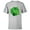 Athletic Heather, variant on Marvel Hulk Outline Four-Leaf Clovers Green St Patrick’s Day - Short Sleeve T-Shirt for Kids - Customized-White