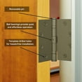 thumbnail image 3 of Brinks 4.5 in. L Prime Coat Door Hinge 1 pk, 3 of 8