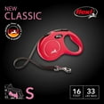 thumbnail image 6 of Flexi New Classic Retractable Tape Dog Leash Small 16-Foot Red 33-lb. Dogs, 6 of 9