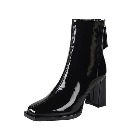 

NN Womens Snow Boots Women s Casual Fashion Lace Up Low Wedge Heel Booties Shoe