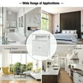 thumbnail image 6 of Costway Bathroom Storage Wood Floor Cabinet with Double Shutter Door White, 6 of 12