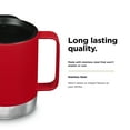 thumbnail image 4 of Klean Kanteen Camp Mug - Stainless Steel, Vacuum Insulated Coffee Mug - For Hot & Cold Drinks - With Splash-Proof Lid - Red, 12 oz, 4 of 7