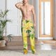 thumbnail image 2 of Balery Lemon Pantalones de pijama para hombre, pijama ultraligero, pantalón de descanso-Medium, 2 of 6
