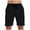 Black, variant on lmcalzta Mens Basketball Shorts Drawstring Elastic Waist Gym Shorts Quick Drying Lightweight Stretch Shorts