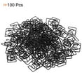 thumbnail image 3 of Unique Bargains Paper Clip Coated Letter E Shape Bookmarks, Black, 100 Count, 3 of 6