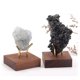 thumbnail image 5 of 2 PCS Display Stand Walnut Base Crystal Display Holder for Fossil Coral Geodes Rock Mineral Small Co, 5 of 5