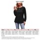 thumbnail image 4 of Long Sleeve Crew Neck Tops Leisure Pure Color Fashionable Soft Women Loose T Shirt for Daily Life Traveling, 4 of 5