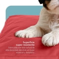 thumbnail image 3 of Cama Antiestrés de Foam Esquimal Rojo para Perro y Gato Grande Lavable, 3 of 6