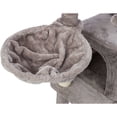 thumbnail image 5 of TRIXIE Pepito Plush & Sisal 2-Level 39.4" Cat Tree with Scratching Posts & Condo, Gray, 5 of 8
