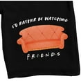 thumbnail image 2 of Friends TV I'd Rather Be Watching Friends Men's Black Sleep Pajama Shorts-XXL, 2 of 5