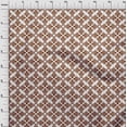 thumbnail image 5 of oneOone Velvet Brown Fabric Mosaic Fabric For Sewing Printed Craft Fabric By The Yard 58 Inch Wide, 5 of 5