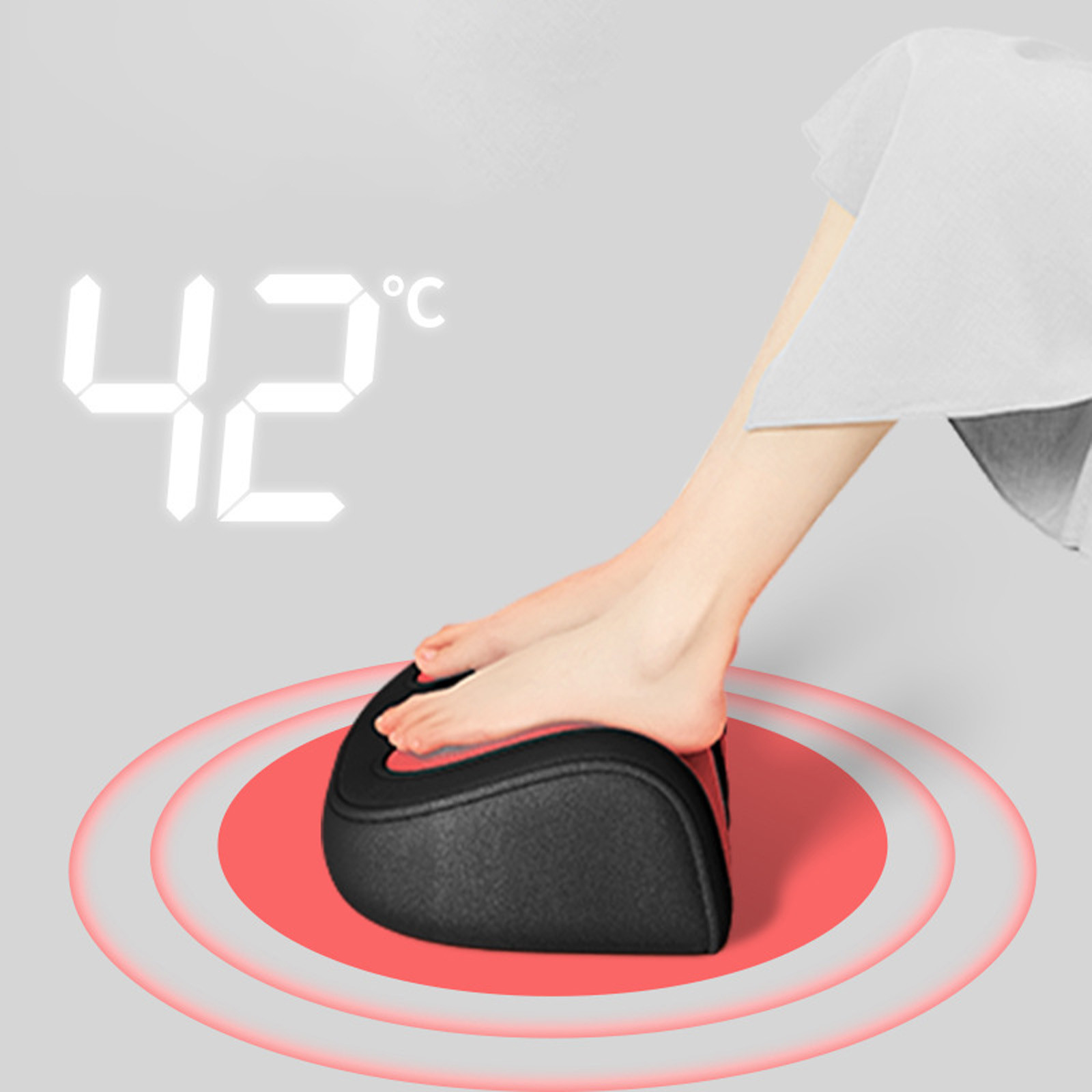 Keep Warm Foot Massager with Heating Kneading Plantar Machine for Improved Circulation and Relaxation
