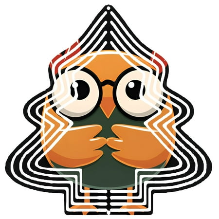 Metal Hanging Christmas Tree Wind Decorations – Unique Garden Spinners with Dynamic Concentric Patterns for Yard and Garden Charm Metal Hanging Christmas Tree Wind Decorations – Unique Garden Spinners with Dynamic Concentric Patterns for Yard and Garden Charm