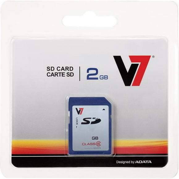 V7 VASD2GR-1N 2GB SD Carte Mémoire