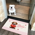 thumbnail image 2 of Happy Valentine's Day Beagle Brings Love Heart Doormat Beagles Dog Lover Gifts Idea Indoor Outdoor Welcome Mat - 02028, 2 of 5