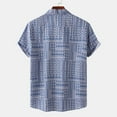 thumbnail image 5 of Siilsaa Mens Shirts Big & Tall Men's Shirts Short Sleeve Button Dress Shirts(Light Blue,S), 5 of 7