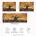 thumbnail image 4 of Dailycode Satin Pillow Case King Silk Pillow Cover for Hair and Skin Envelope Closure Spooky Tree Pumpkins Bats 20"x40", 4 of 9