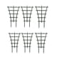 thumbnail image 1 of Matsuzay 6x accesorios negros resistentes para trepar plantas, accesorios de jardinería de soporte resistente, fáciles de usar y duraderos Jardín y Patio, 1 of 6