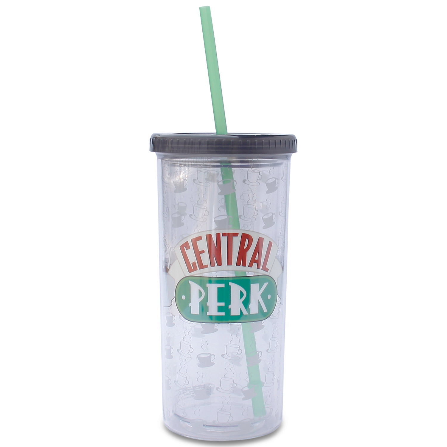 Friends Central Perk 20 oz. Plastic Cold Cup with Lid and Straw